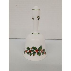Christmas Staffordshire Fine Bell Made In England 5.5inx3in #39B5